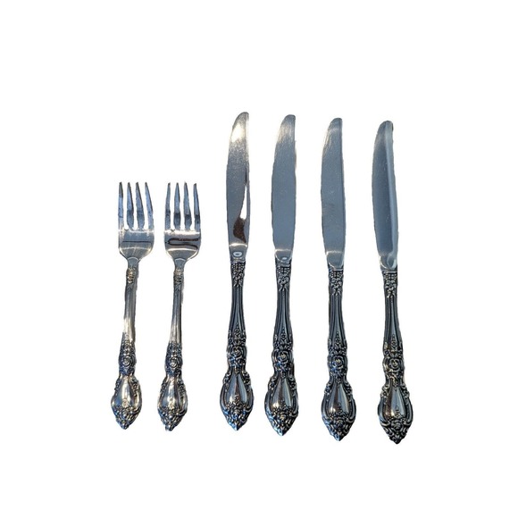 Oneida Dining Oneida Stainless Flatware 6piece 2 Forks 4 Knives
